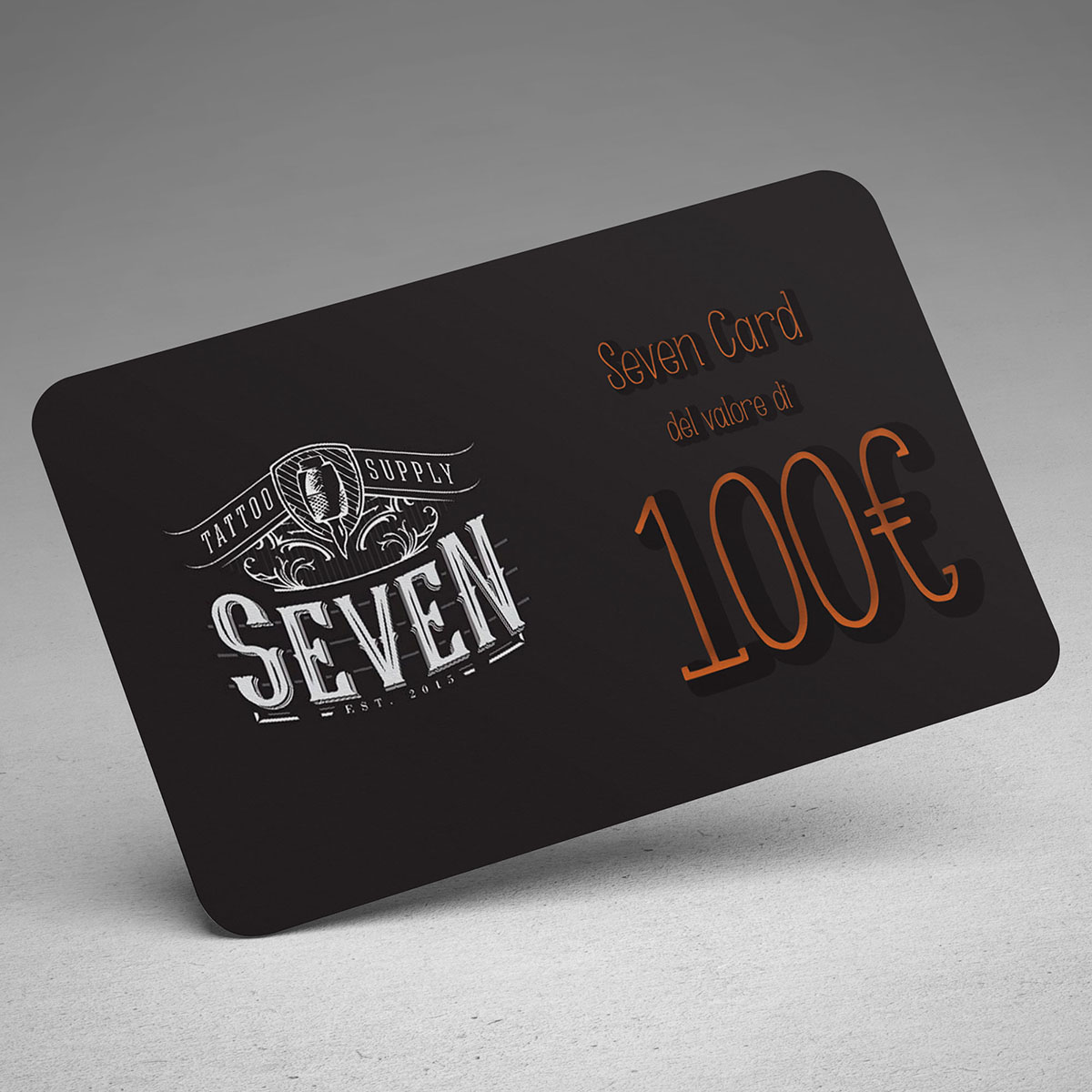 Rounded business card - Mockup