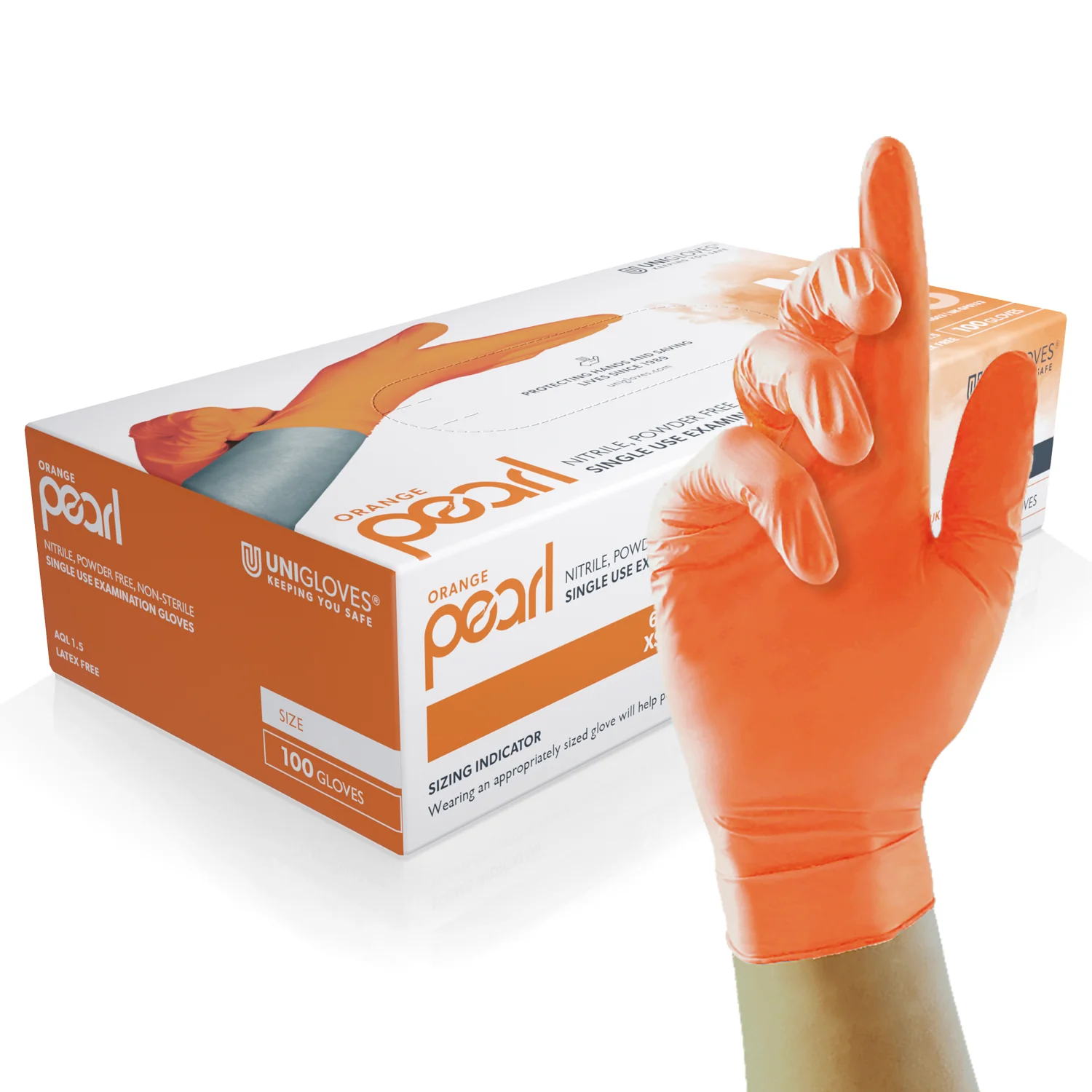 UNIGLOVES PEARL ORANGE